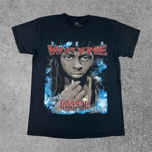 Lil Wayne Best Rapper Alive‎ T-Shirt Mens Medium Black Young Money Rap Tee